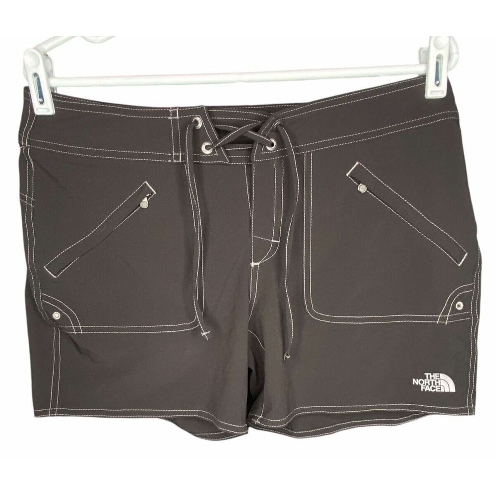 NWOT The North Face Shorts Womens Size‎ 6 Running Active Gray Athleisure Hiking